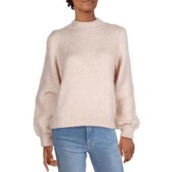 New Vero Moda Diana High Neck Super Soft Pink Sweater - Picture 1 of 13